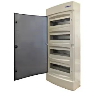 Nézd meg most SchrackBK 4modul (1x4P) süllyesztett műanyag kiselosztó füstszínű ajtóval IP40, BK080005