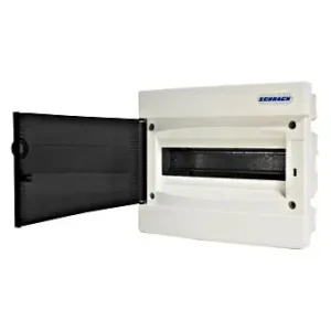 Schrack BK 12modul (1x12m) süllyesztett műanyag kiselosztó füstszínű ajtóvalIP40, BK080001-H Gipszkarton falba Árcsökkenés