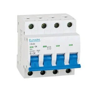 Utolsó esély 64N/6A 4P B karakterisztikájú kismegszakító 41806N