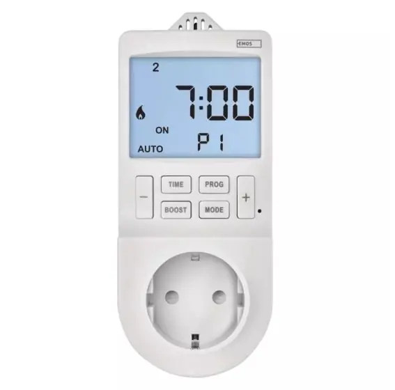 2 az 1-ben konnektoros, digitális termosztát időzítő funkcióval, schuko Vedd meg most