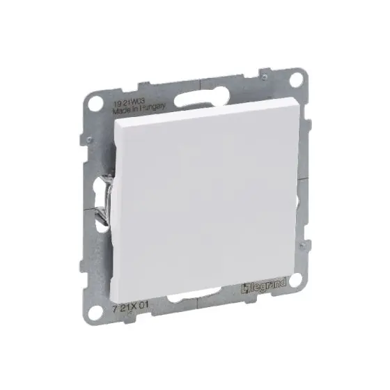 Végkiárusítás 721101 Suno egypólusú kapcsoló 10AX, fehér