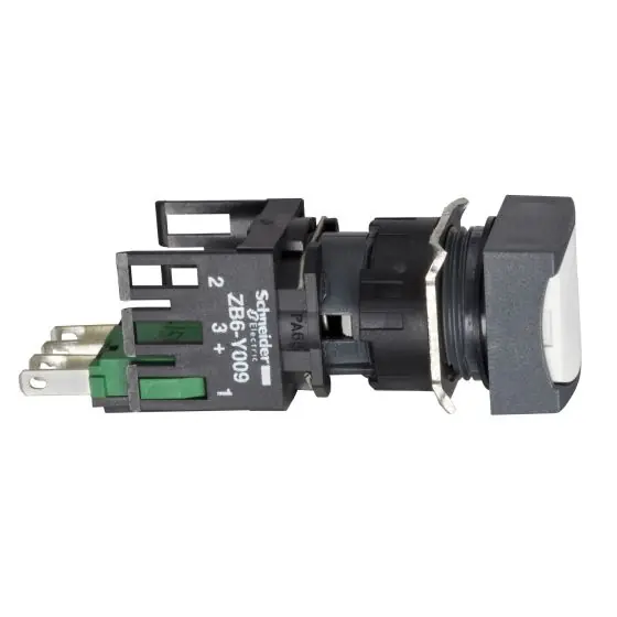 XB6CA11B komplett nyomógombnégyzetes. Fehér XB6CA11B Olcsó