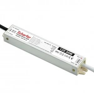 30W 12V IP67 SLIM LED tápegység Scharfer Gyors kiszállítás