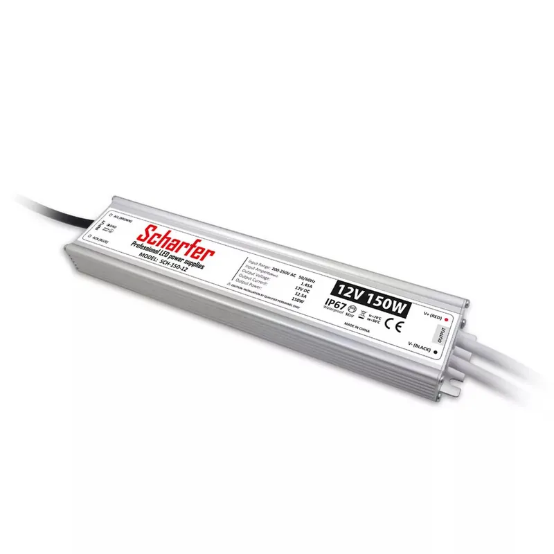 Vedd meg most 150W 12V IP67 SLIM LED tápegység Scharfer