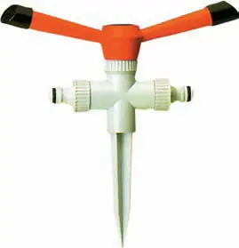 Népszerű SIROFLEX Forgó szórófej leszúrható 2 kuplung csatlakozóval (átfolyós)