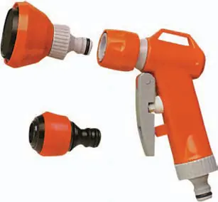 SIROFLEX Pisztolyos locsoló szett 3db-os Expressz szállítás