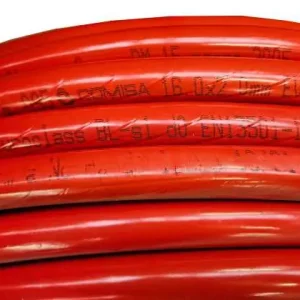 Legnépszerűbb Comisa 16×2 ötrétegű cső PE-RT ALU szigetelt, piros