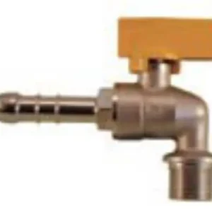 Alacsony ár Rastelli 177 1/2"KM×8mm tömlővéges gázcsap, könyökös