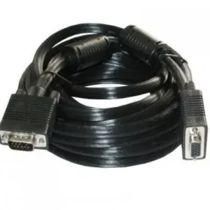 VGA HOSSZABBÍTÓ KÁBEL 5M ÁRNYÉKOLT FEKETE Árengedmény
