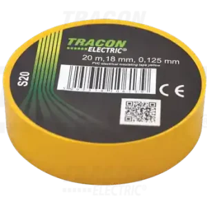 Árcsökkenés SZIGETELŐSZALAG SÁRGA 20X18 TRACON