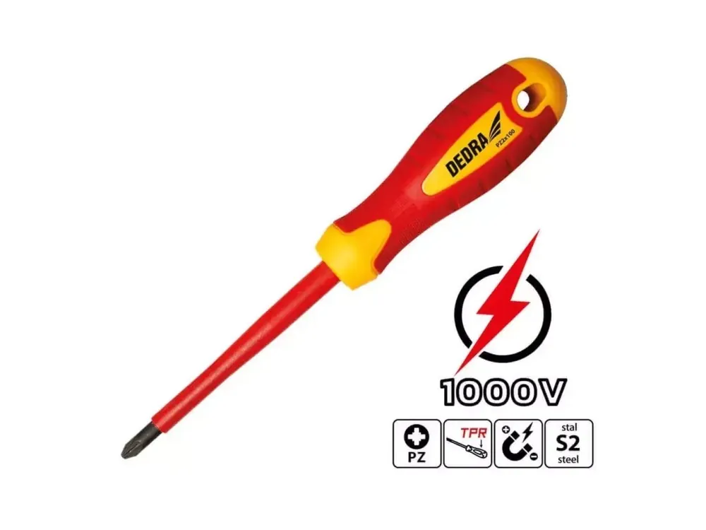 Szigetelt csavarhúzó PZ0x60mm 06B020 Kihagyhatatlan ajánlat