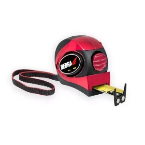 Árcsökkenés Tekercselőszalag 8m/25mm, piros, automatikusan blokkoló, mágneses, kétoldalas szalag M892P