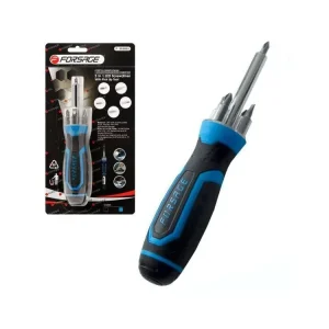 Univerzális 5 az 1-ben bitfejű csavarhúzó L-250 LED világítással FS-16832 Olcsóbb