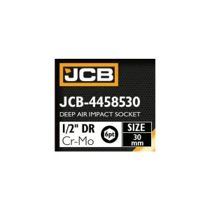 JCB ÜTŐS MÉLY FOGÓ 1/2" Cr-Mo 6-szögletű 30mm KULCS BETÉT Expressz kézbesítés