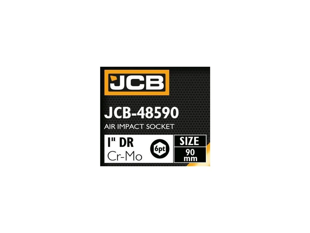 Kiárusítás JCB Ütőszerszám 1" 90mm 6-szögletű Cr-Mo KULCSBŐVÍTŐ