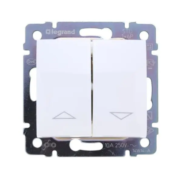 Akciós ár Kapcsoló s redőny nyomó fehér