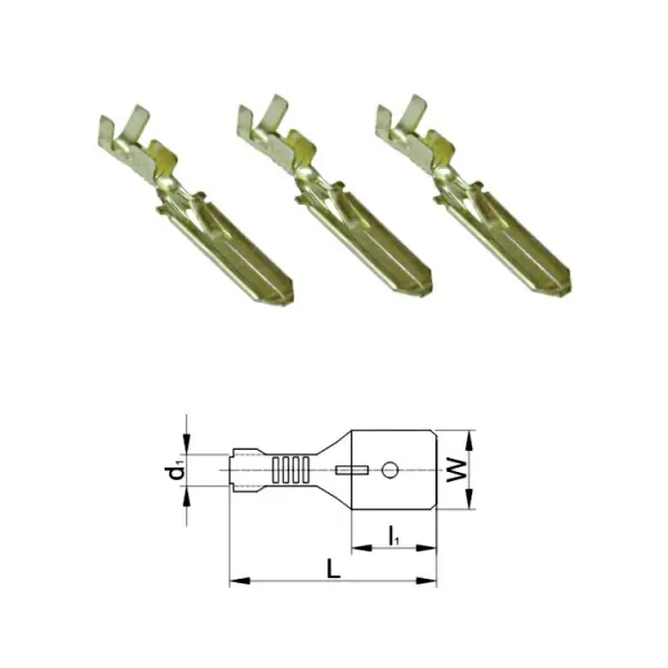 Árcsökkenés Tolósaru 6,3x16,5 szigeteletlen (elox.)