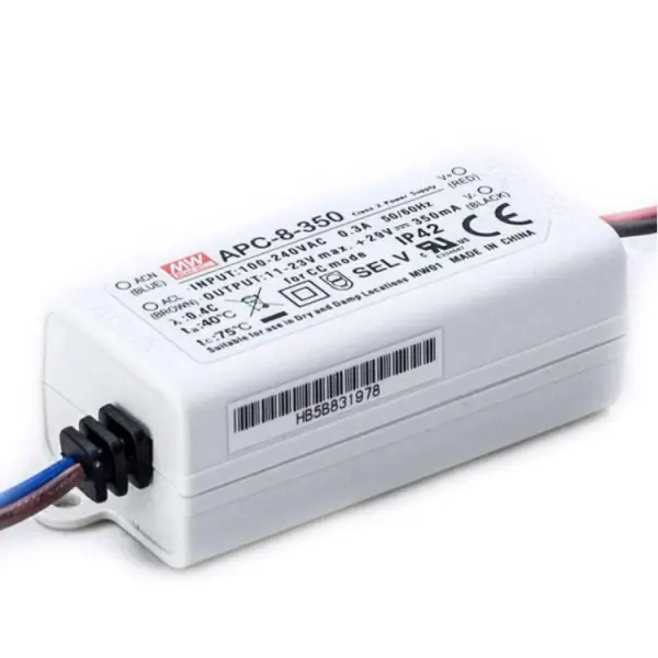 Tápegység 230/11-23VDC 8W 350mA Gyors szállítás