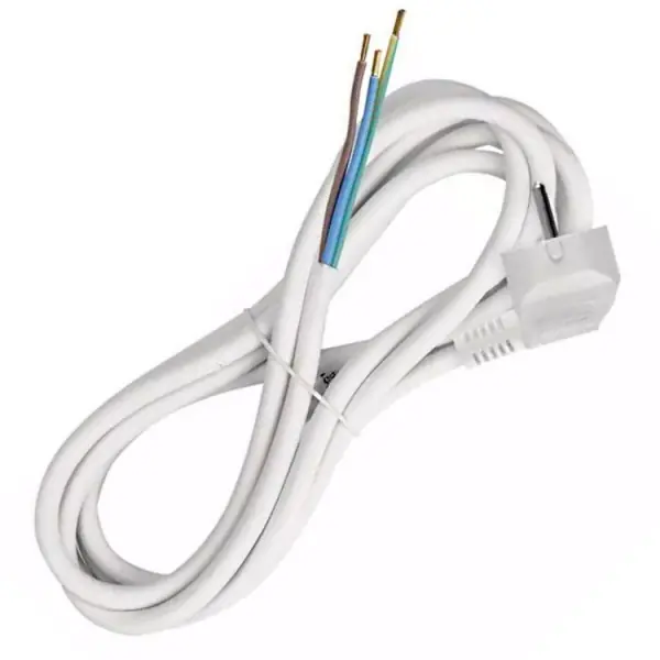 Szerelt csatlakozó MT 3x1,5 3m fehér Különleges ajánlat