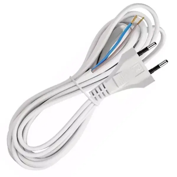 Gyors kiszállítás Szerelt csatlakozó MTL 2x0,75 3m fehér