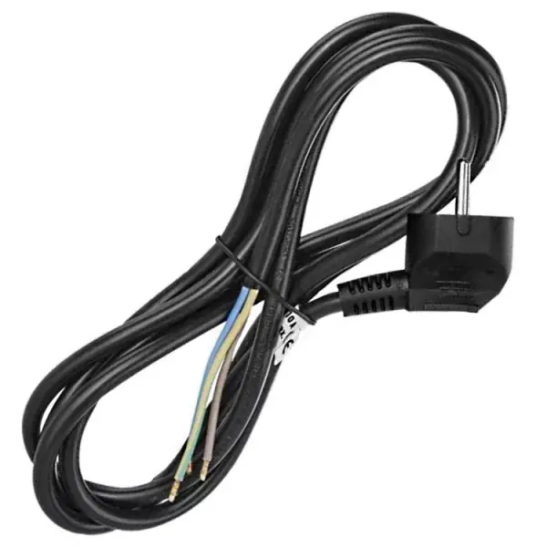 Biztonságos fizetés Szerelt csatlakozó MT 3x1 5m fekete