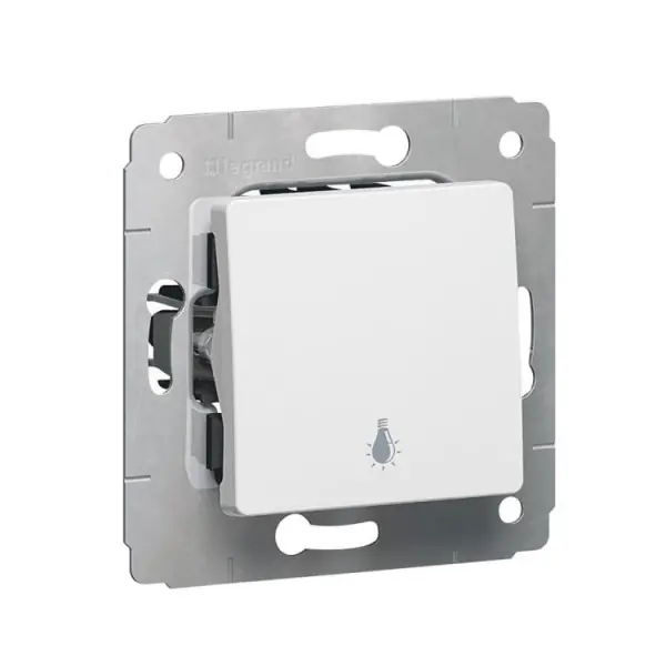 Szuper akció Kapcsoló s 1p+nyomó fehér lámpajeles