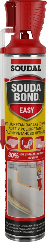 Újdonság Soudal purhab csőrös Soudabond easy 750 ml