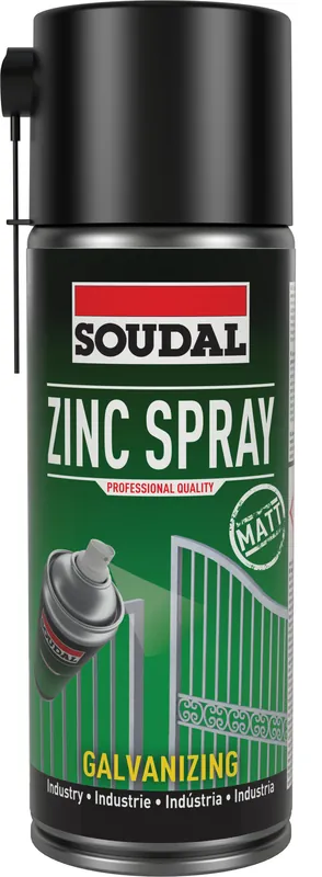 Soudal zink spray matt 400ml Outlet