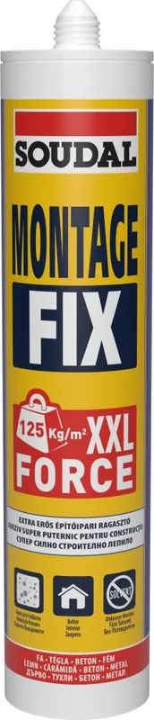 Soudal szerelőragasztó Montage Fix diszperziós 280ml Korlátozott ajánlat