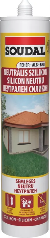 Csak ma Soudal neutrális szilikon, fehér 280ml