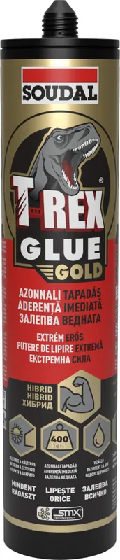 Soudal T-Rex szerelőragasztó gold extrém tapadóerő 290ml Árengedmény