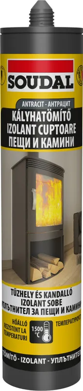 Akciós ár Soudal Kályhatömítő 280ml-1500 C