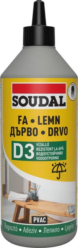 Azonnali szállítás Soudal 65A D3 faragasztó 750g