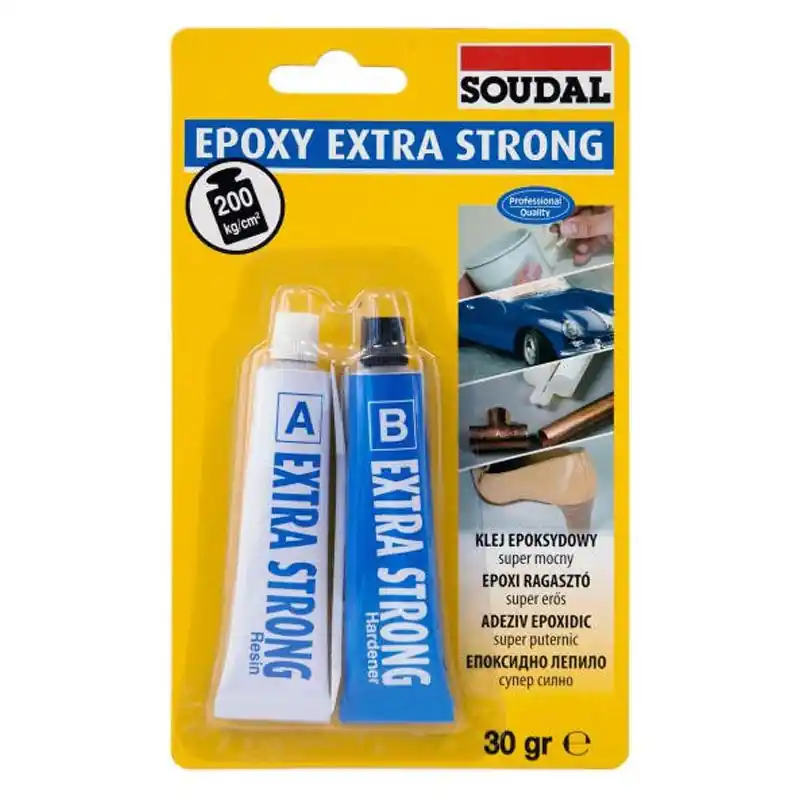 Árcsökkenés Soudal Epoxy Extra Strong 2x15gr