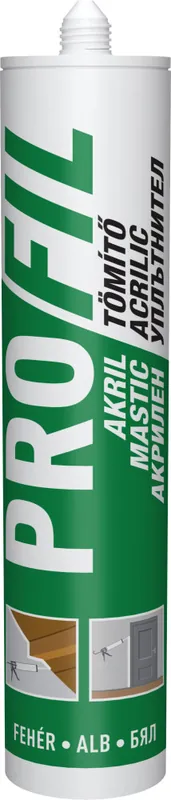 Akciós ár Profil fehér akril tömítő 270ml