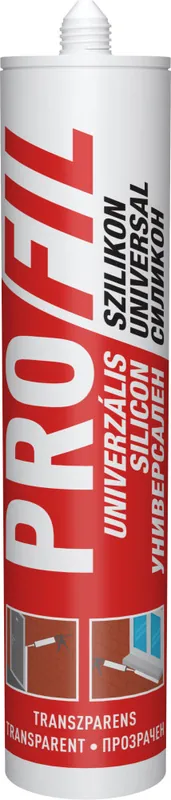 Szezonális akció Profil univerzális szilikon, ecetsavas transparent 270ml