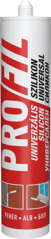 Akciós ár Profil univerzális szilikon, ecetsavas fehér 270ml