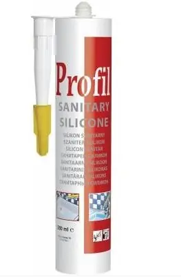 Végkiárusítás Profil szaniter szilikon, ecetsavas fehér 270ml