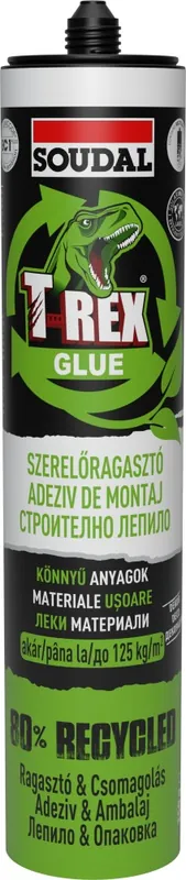 Soudal T-Rex szerelőragasztó könnyű anyagok 350g Vásárlói kedvenc