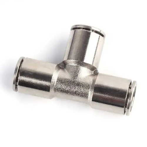 Népszerű Push-In T-idom toldó teljes réz 8mm