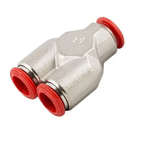 Alacsony ár Push-In Y-idom toldó műanyag-réz 6mm