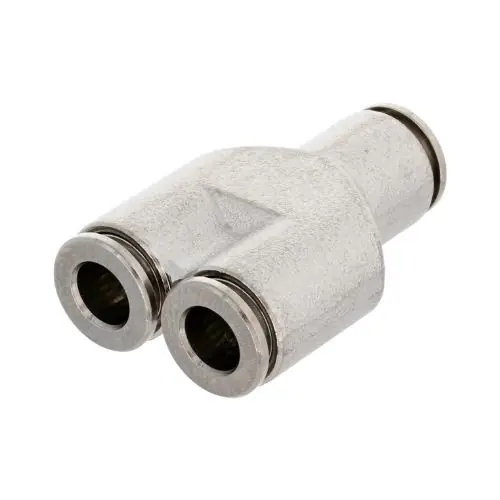 Azonnali szállítás Push-In Y-idom toldó teljes réz 12mm